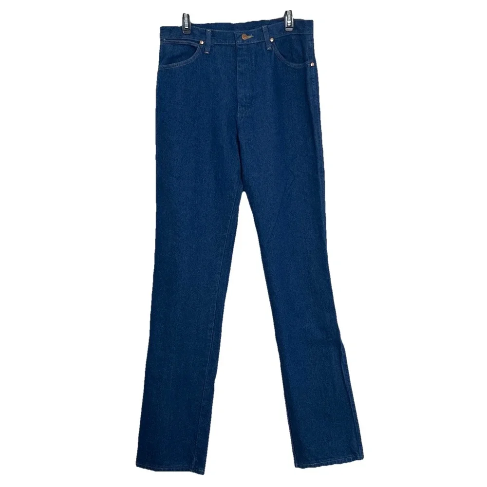 NWT Wrangler Men's Cowboy Cut Jeans 33x38 Tall Blue Denim 936 Slim Western Rodeo